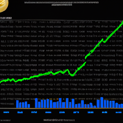 Create a bitcoin chart from 3800$ to 135,000$ with black background
